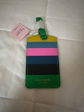 Kate Spade Bright Striped ID Holder